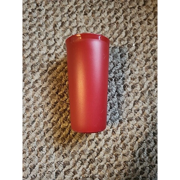 3 Tupperware 116 Tumblers HARVEST COLORS 9 oz 5 Inch Tall Yellow Orange Red - Picture 4 of 9